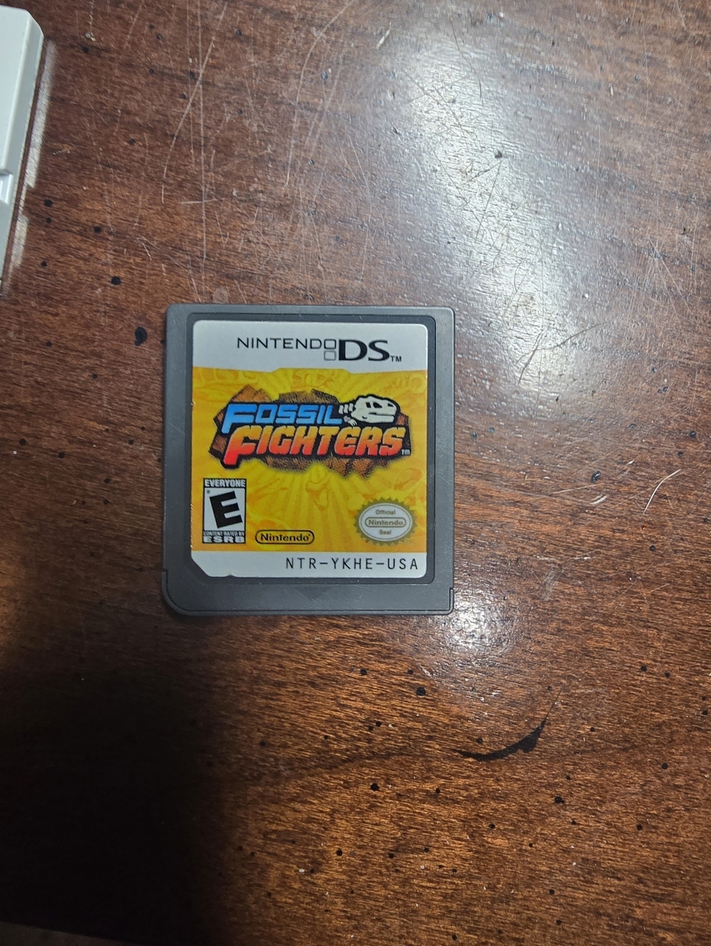 Nintendo DS Fossil Fighters Game Card - Yellow Label